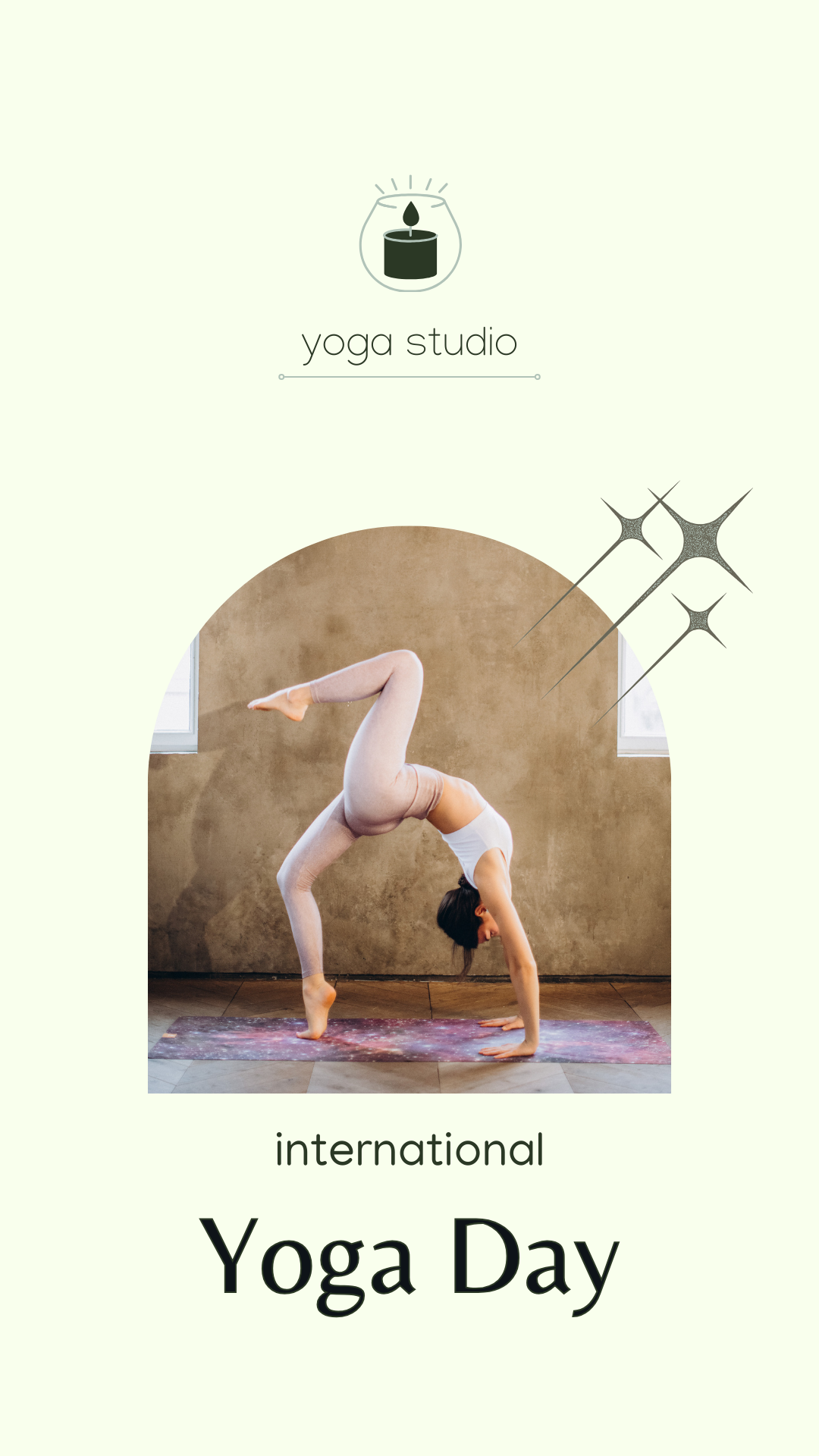 100 Yoga Instagram Post & Story Canva Templates